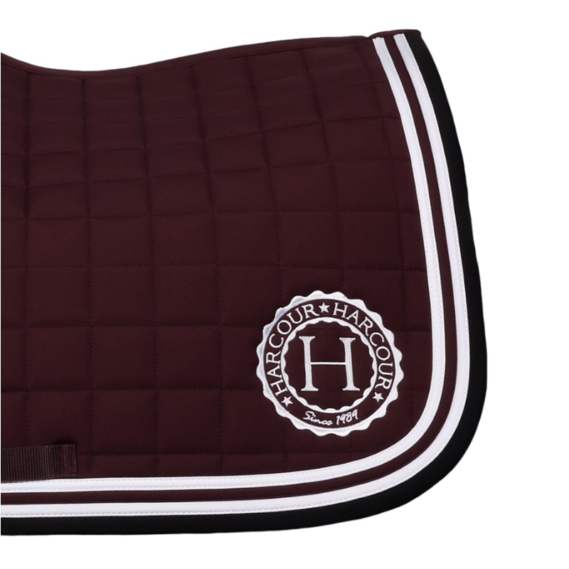 Harcour - Tapis de selle Soft aubergine