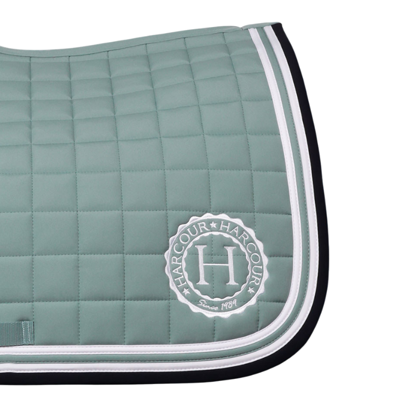 Harcour - Tapis de selle Soft gris vert