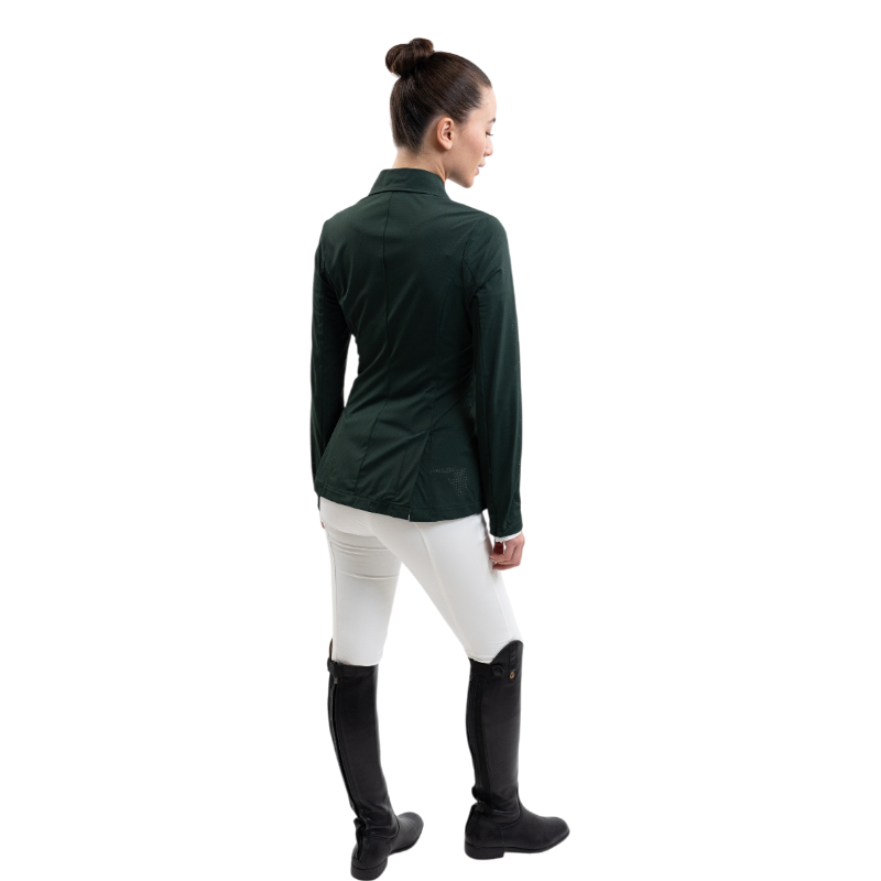 Harcour - Veste de concours femme Jade vert jungle