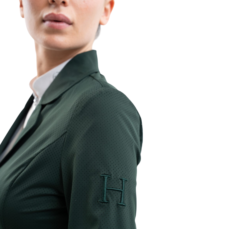 Harcour - Veste de concours femme Jade vert jungle