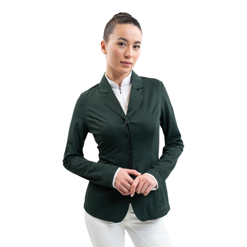Harcour - Veste de concours femme Jade vert jungle