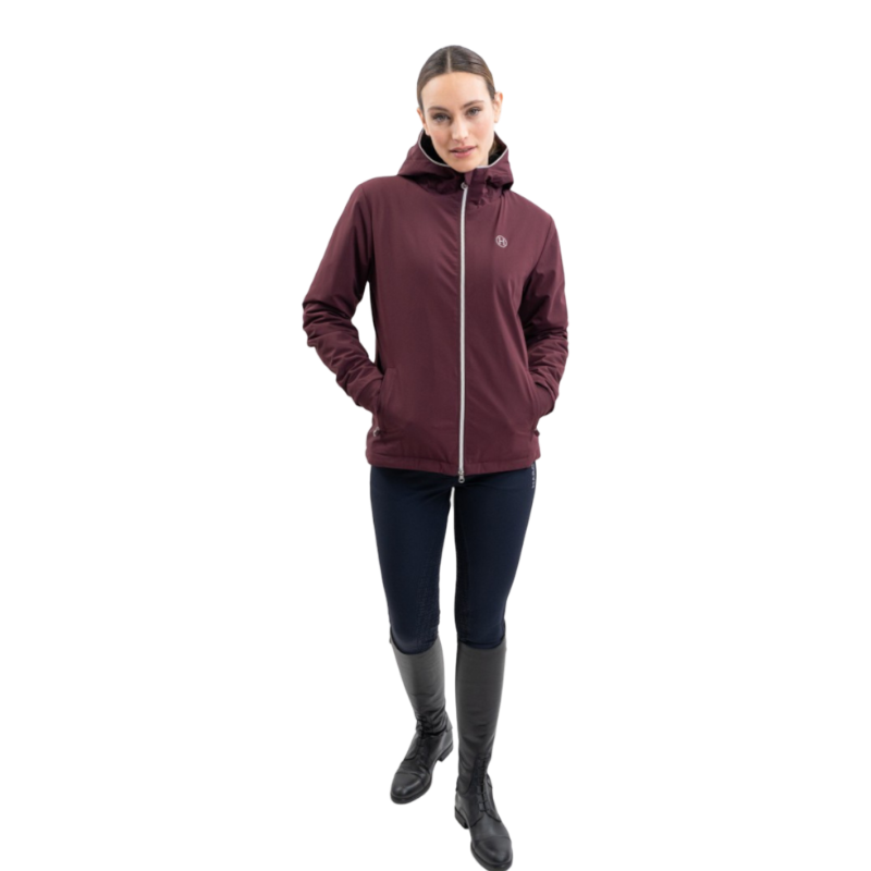 Harcour - Veste manches longues femme Simhat aubergine