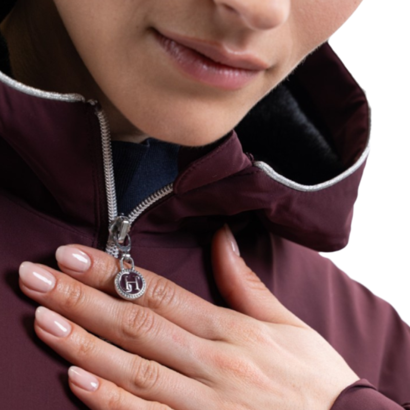 Harcour - Veste manches longues femme Simhat aubergine