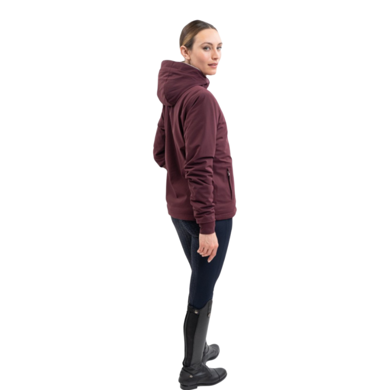 Harcour - Veste manches longues femme Simhat aubergine