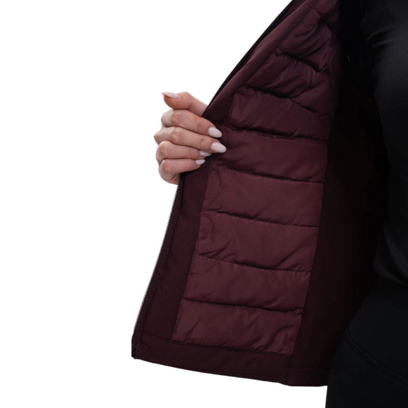 Harcour - Veste sans manches femme Balma aubergine