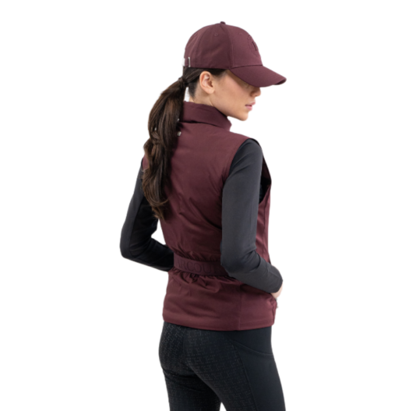 Harcour - Veste sans manches femme Balma aubergine