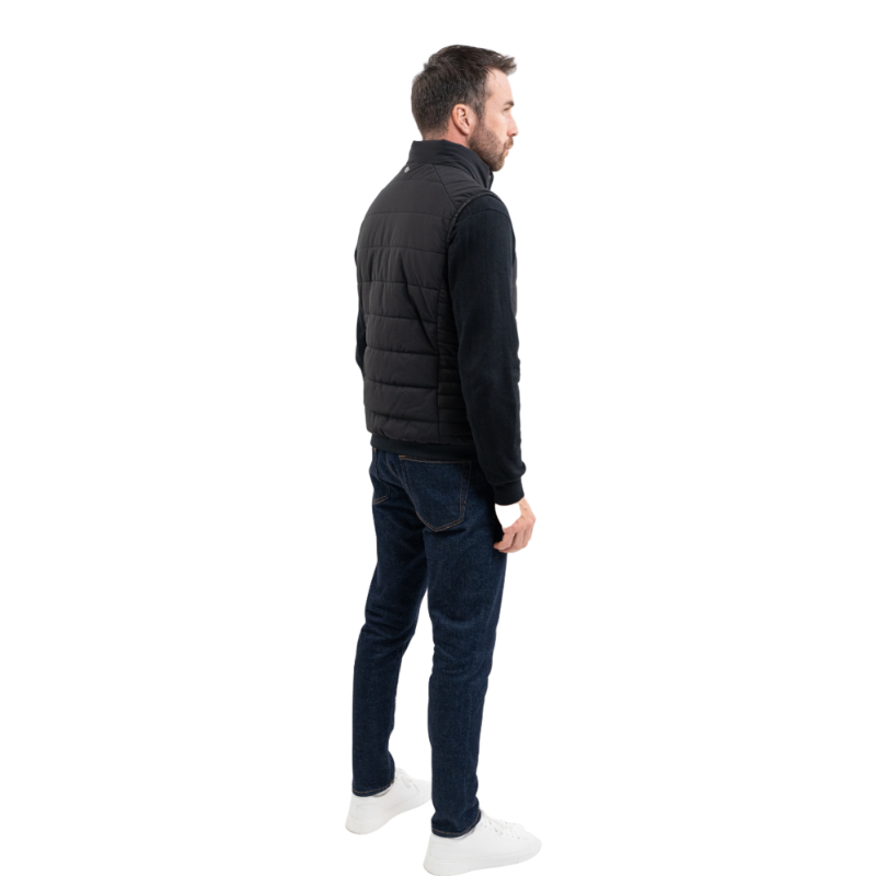 Harcour - Veste sans manches homme Boston noir