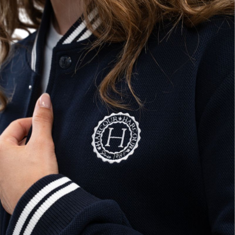 Harcour - Bomber manches longues femme Agathe marine