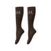 Harcour - Chaussettes d'équitation Badminton cacao (x2)