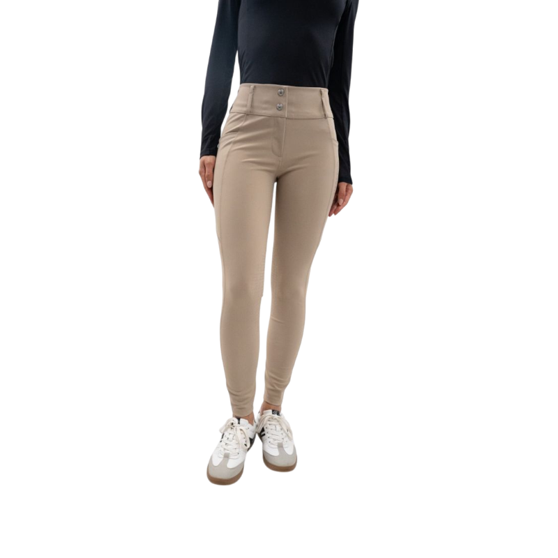 Harcour - Pantalon d'équitation femme Ludivine beige
