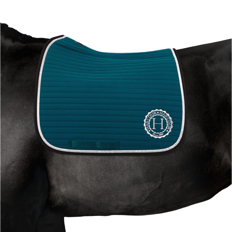 Harcour - Tapis de dressage Karembar bleu pétrole