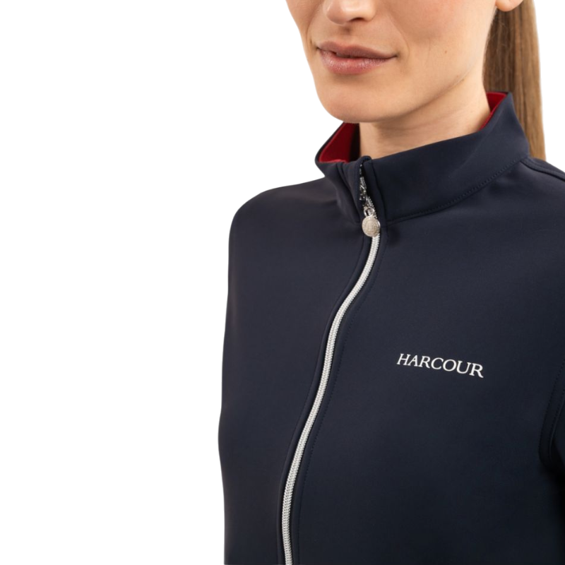 Harcour - Dames jas lange mouwen Felicie marine