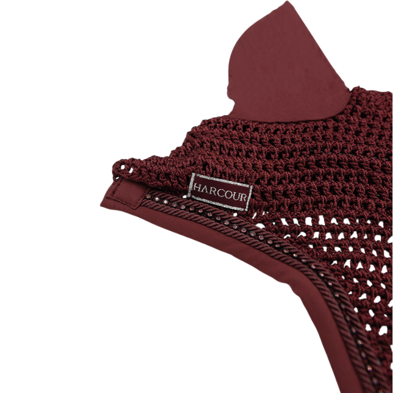 Harcour - Bonnet pour chevaux Fablir vigne