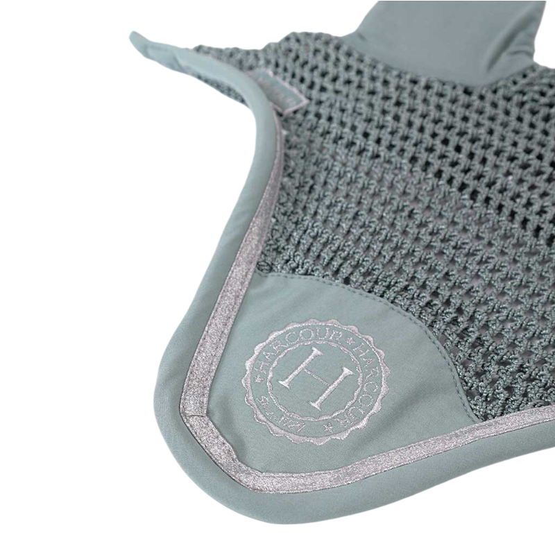 Harcour - Bonnet pour chevaux Fredy grey green