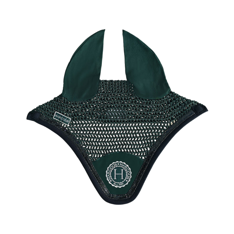 Harcour - Bonnet pour chevaux Fredy vert jungle
