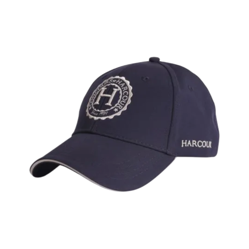 Harcour - Casquette unisexe Crinor marine/ lin