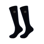Harcour - Chaussettes d'équitation unisexe Chris marine