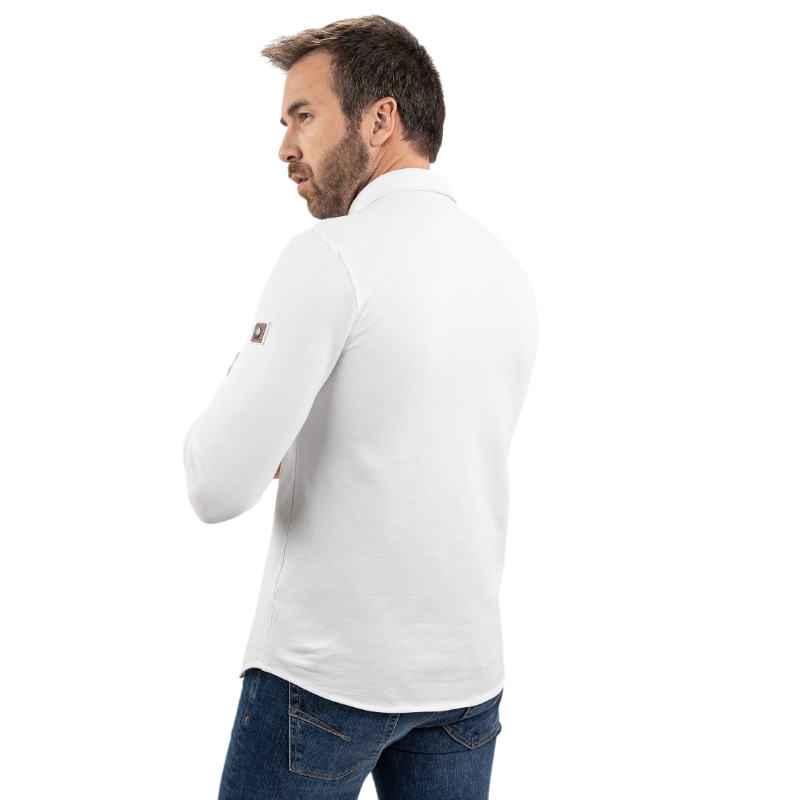 Harcour - Chemise manches longues homme Shy blanc | - Ohlala