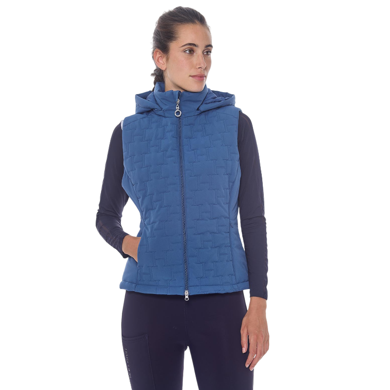 Harcour - Gilet sans manches femme Bernie steel blue | - Ohlala