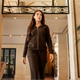 Harcour - Jogging en maille femme Andrea cacao | - Ohlala