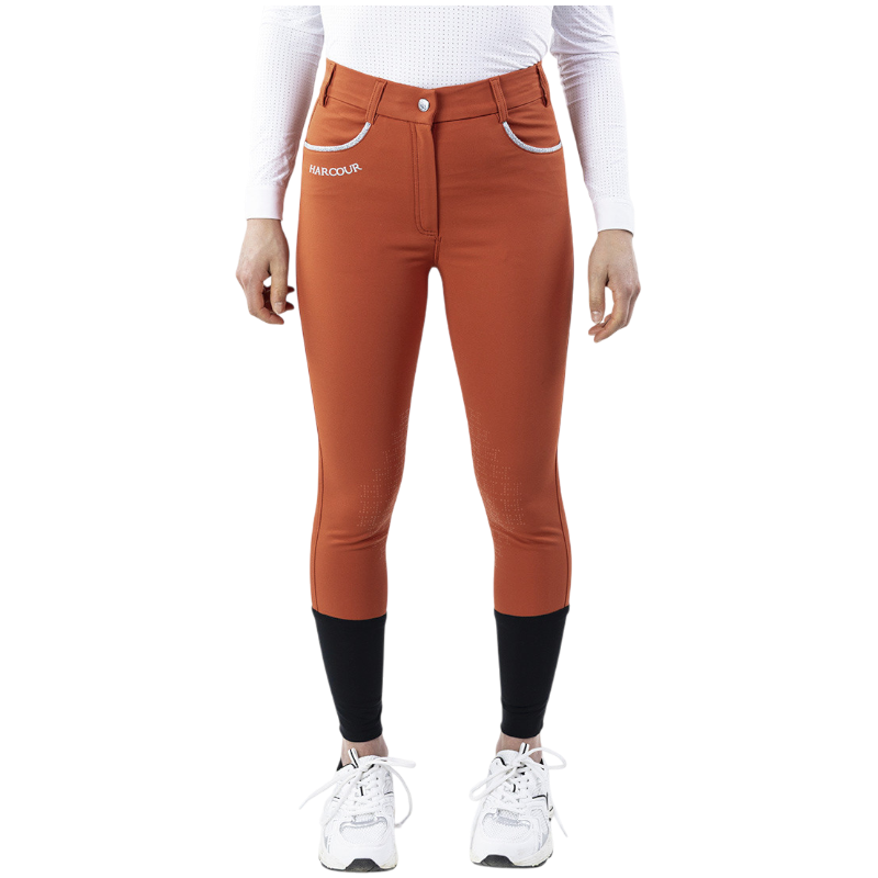 Harcour - Pantalon d'équitation femme Jaltika fauve