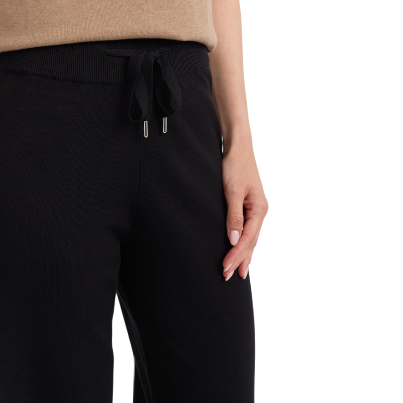 Harcour - Pantalon maille femme Chelsea noir