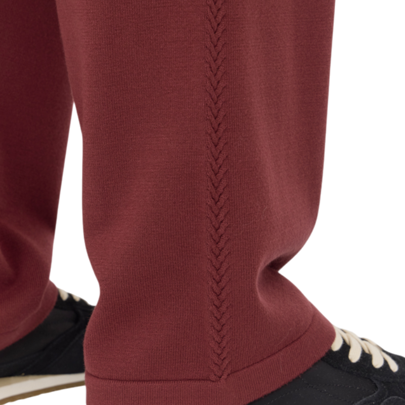 Harcour - Pantalon maille femme Chelsea vigne