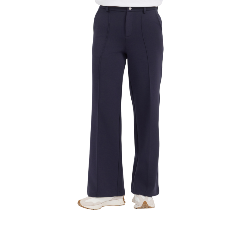 Harcour - Pantalon maille femme Cleophee marine