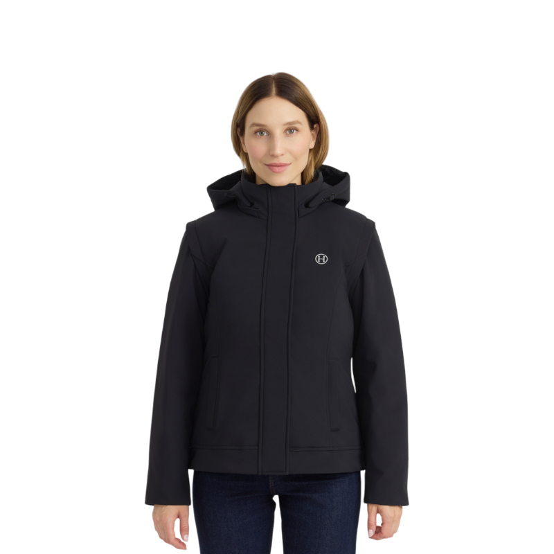 Harcour - Parka 2 en 1 femme Coralie noir