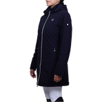 Harcour - Lange parka dames Robertah marine | - Ohlala