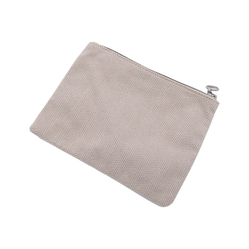 Pochette Cachou chevron - Harcour