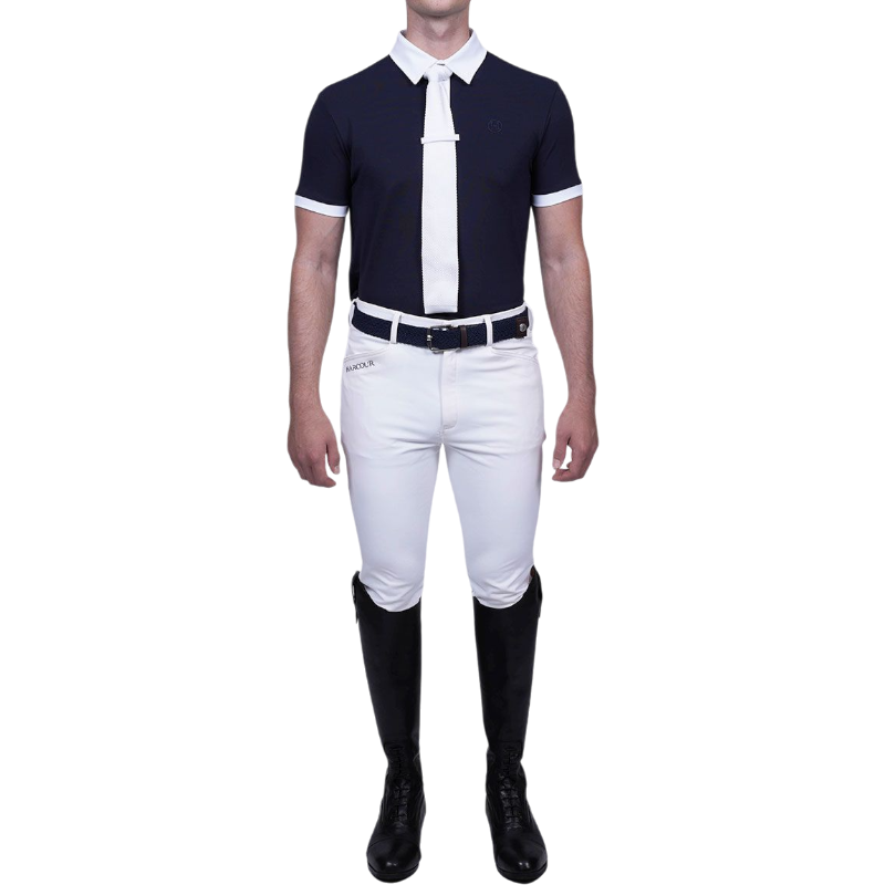 Harcour - Polo de concours manches courtes homme Preston marine