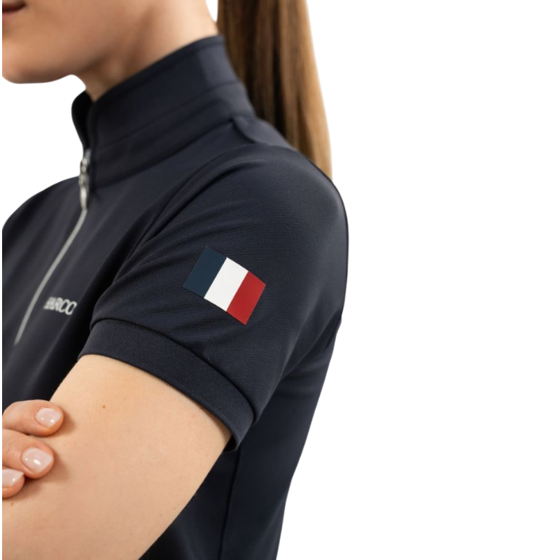 Harcour - Dames polo korte mouwen Fuega marine