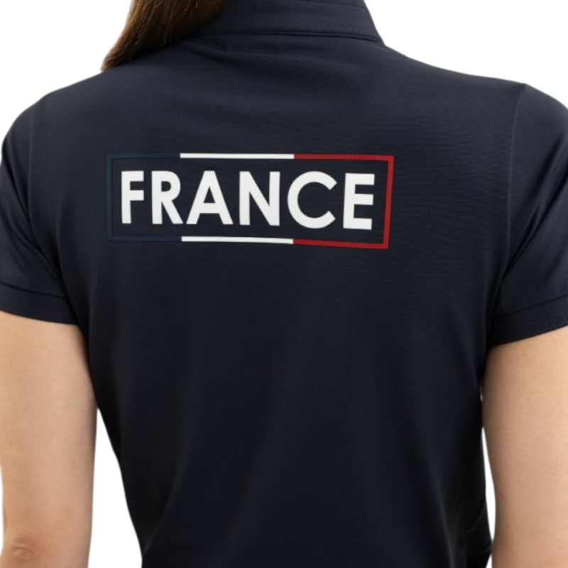 Harcour - Dames polo korte mouwen Fuega marine