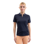 Harcour - Polo korte mouwen dames Popsy marine | - Ohlala