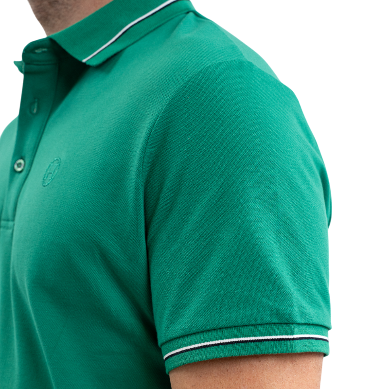 Harcour - Polo manches courtes homme Oscar emerald green
