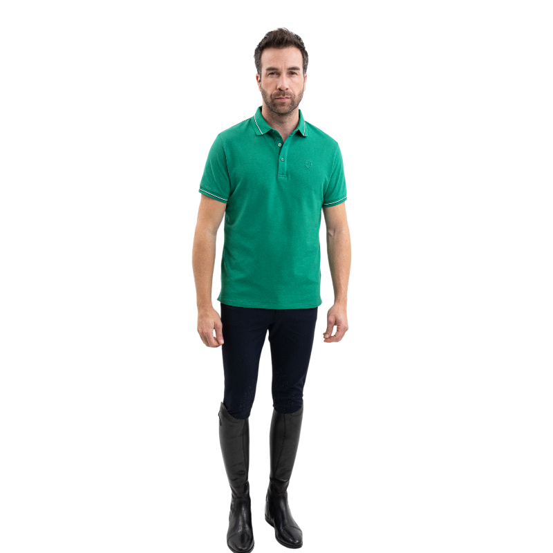 Harcour - Polo manches courtes homme Oscar emerald green