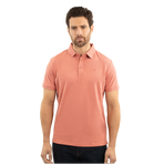 Harcour - Polo manches courtes homme Oscar rose aurore | - Ohlala