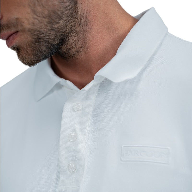 Harcour - Polo manches courtes homme Pami blanc