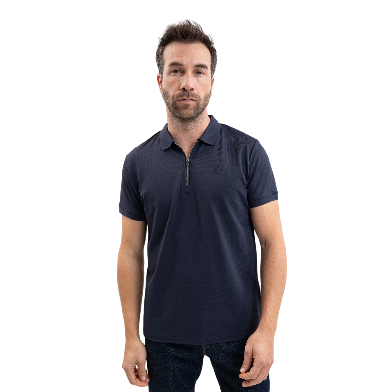 Harcour - Polo manches courtes homme Pirano marine