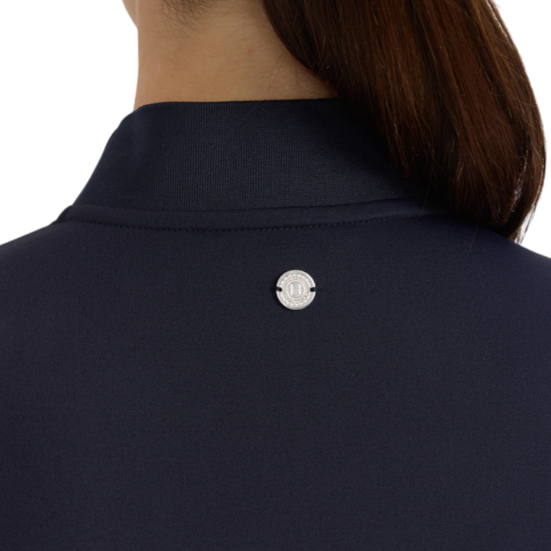 Harcour - Polo manches longues femme Claudia marine