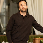 Harcour - Polo manches longues homme Ange cacao | - Ohlala