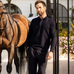 Harcour - Polo manches longues homme Ange marine | - Ohlala
