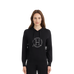 Harcour - Pull à capuche manches longues femme Capucine noir