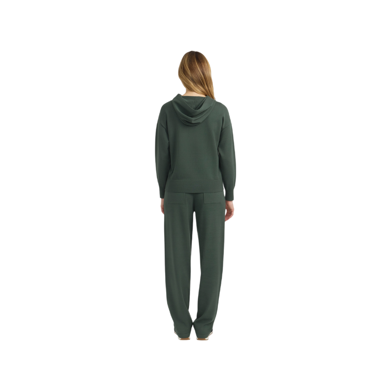 Harcour - Pull à capuche manches longues femme Capucine trèfle