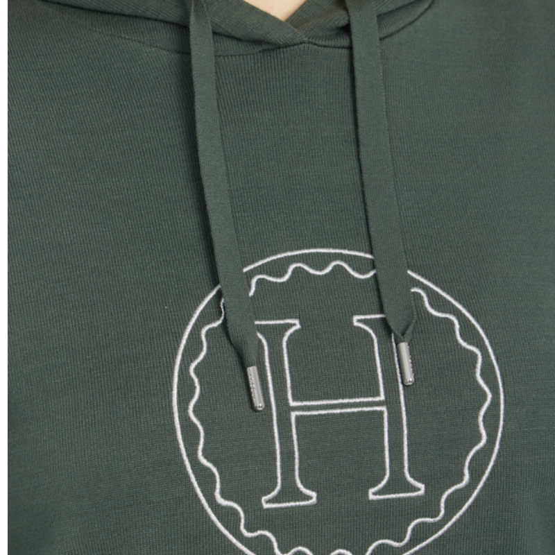 Harcour - Pull à capuche manches longues femme Capucine trèfle