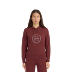 Harcour - Pull à capuche manches longues femme Capucine vigne