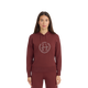 Harcour - Pull à capuche manches longues femme Capucine vigne