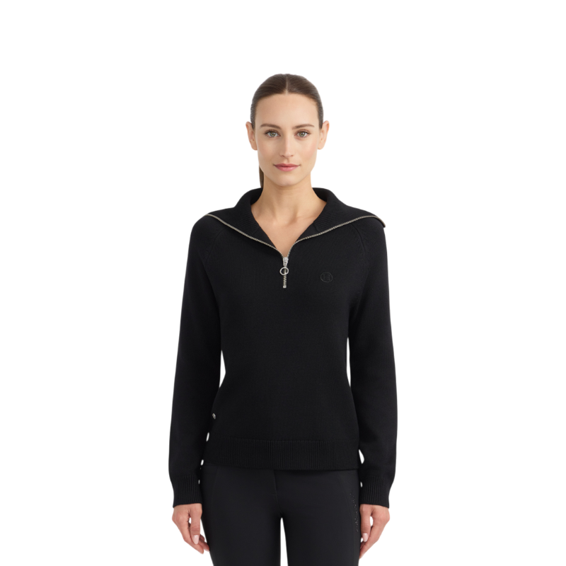 Harcour - Pull col montant femme Claira noir