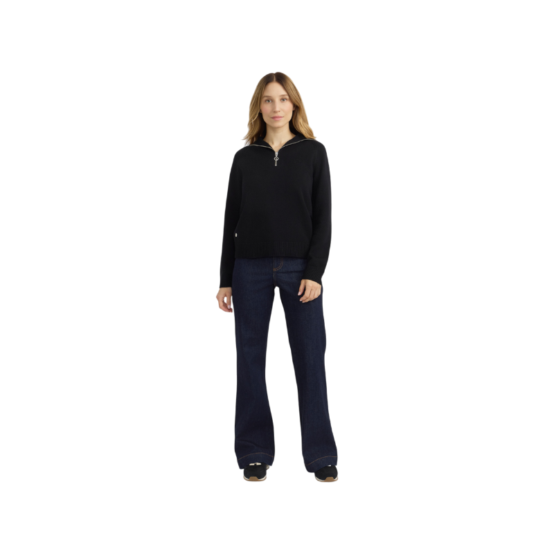 Harcour - Pull col montant femme Claira noir